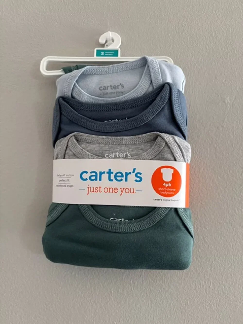 Carter's Just One You 8-Piece Bodysuit Bundle NWT 3M Boys/Neutral Baby